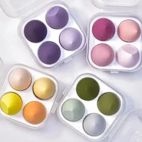 8Pcs Makeup Sponge Powder Puff Dry and Wet Combined Beauty Cosmetic Ball Powder Puff Bevel Cut Make Up Sponge Foundation Tools 6