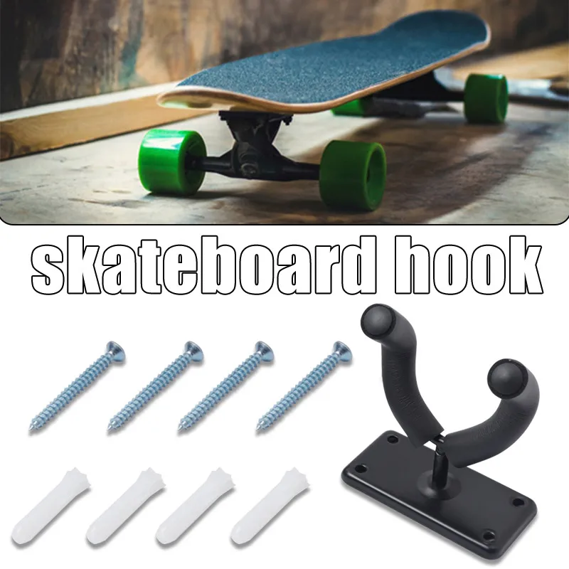 Skateboard Deck Display Wall Mount Hanger Hook Holder/Guitar Hanger Hook Holder Wall Mount Stand For Storage&Display