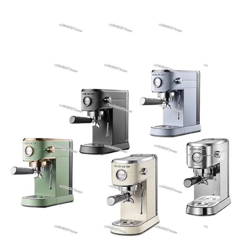 

Mini Coffee Machine Household Small Espresso Lock and Load Spray Full & Semi Automatic Milk Frother
