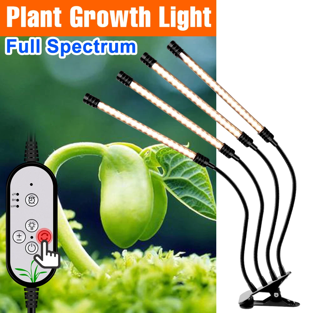 

LED Plant Grow Light Phytolamp For Plants IP66 Waterproof Dimmable Full Spectrum Growing Lamps For Indoor Flowers Sunlike Light