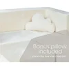 Milliard Kids Couch - Modular Kids Sofa for Toddler and Baby Playroom/Bedroom Furniture (Ivory) with Bonus Pillow 6
