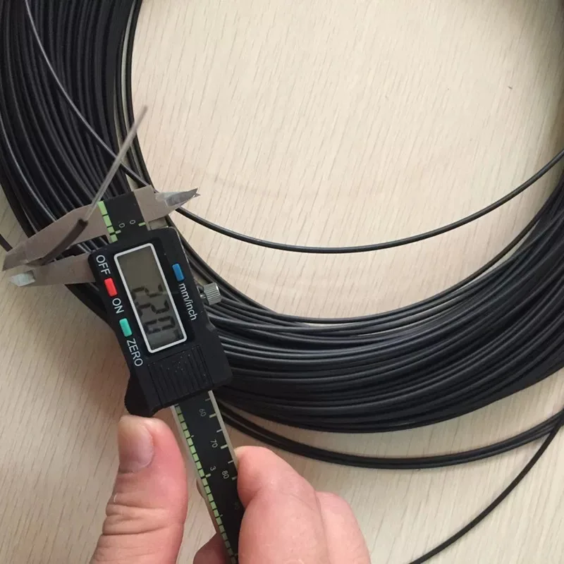 plastic optical fiber cable 1mm core 2.2mm external POF cable imported core high-voltage frequency converter power fiber 10m