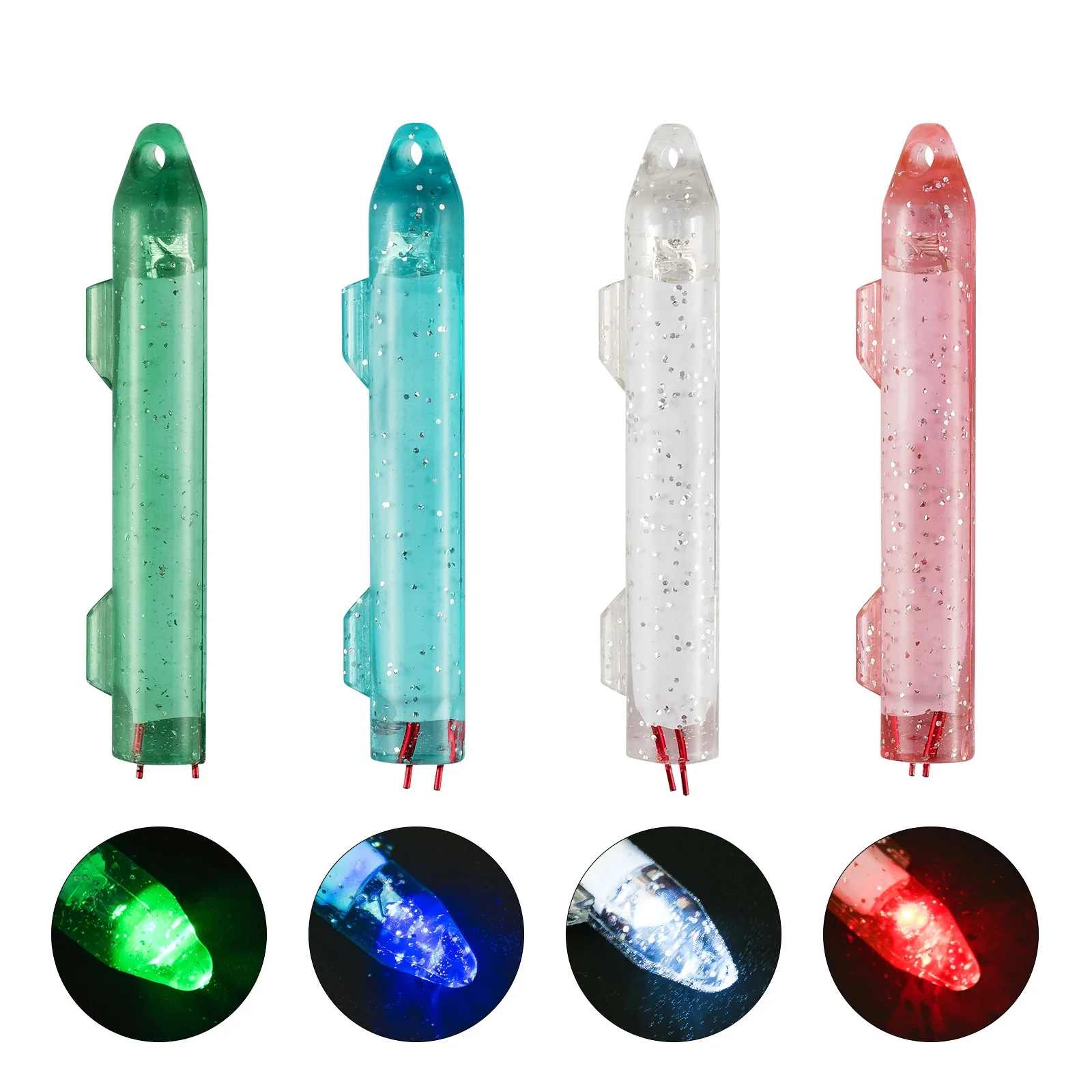 5pcsFishingAttractantLEDLureFlasherLightUnderwaterMiniCylinder