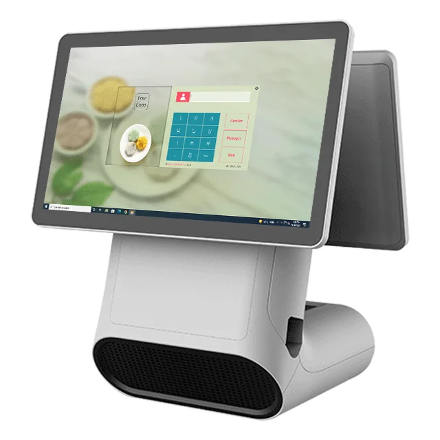 All-in-One 15.6'' Touch Screen POS Cash Register 80mm Thermal Printer ...