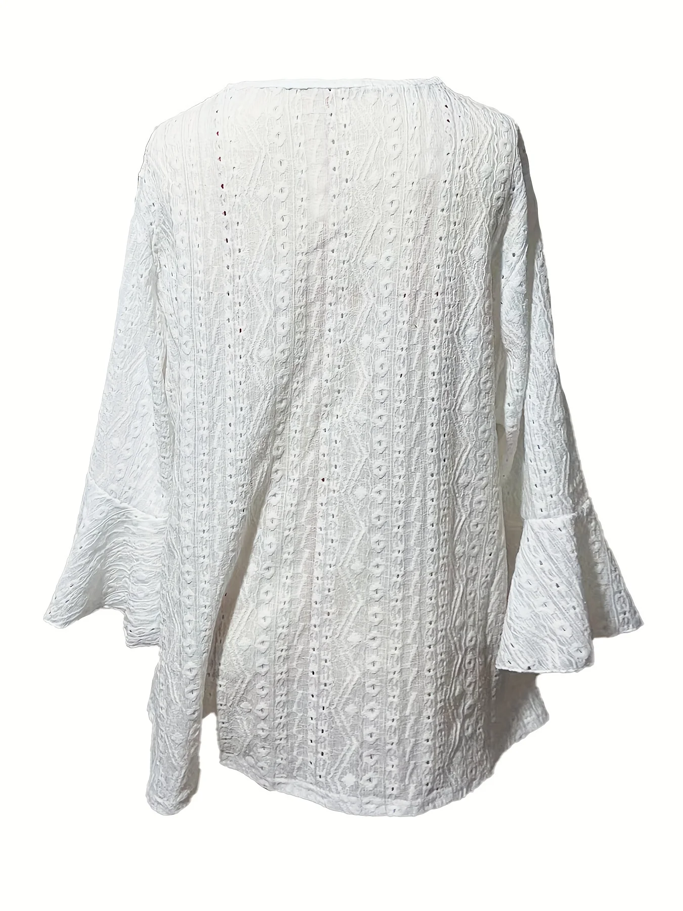 قميص نسائي كاجوال من الدانتيل