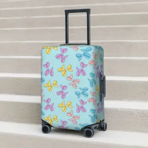Balloon Dog Pattern Suitcase Cover Cartoon Animals Useful Cruise Trip Protector Luggage Case Vacation