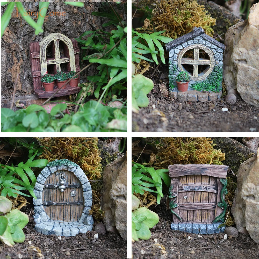Enchanted Fairy Garden Miniature Set - Whimsical Outdoor Decor Collection