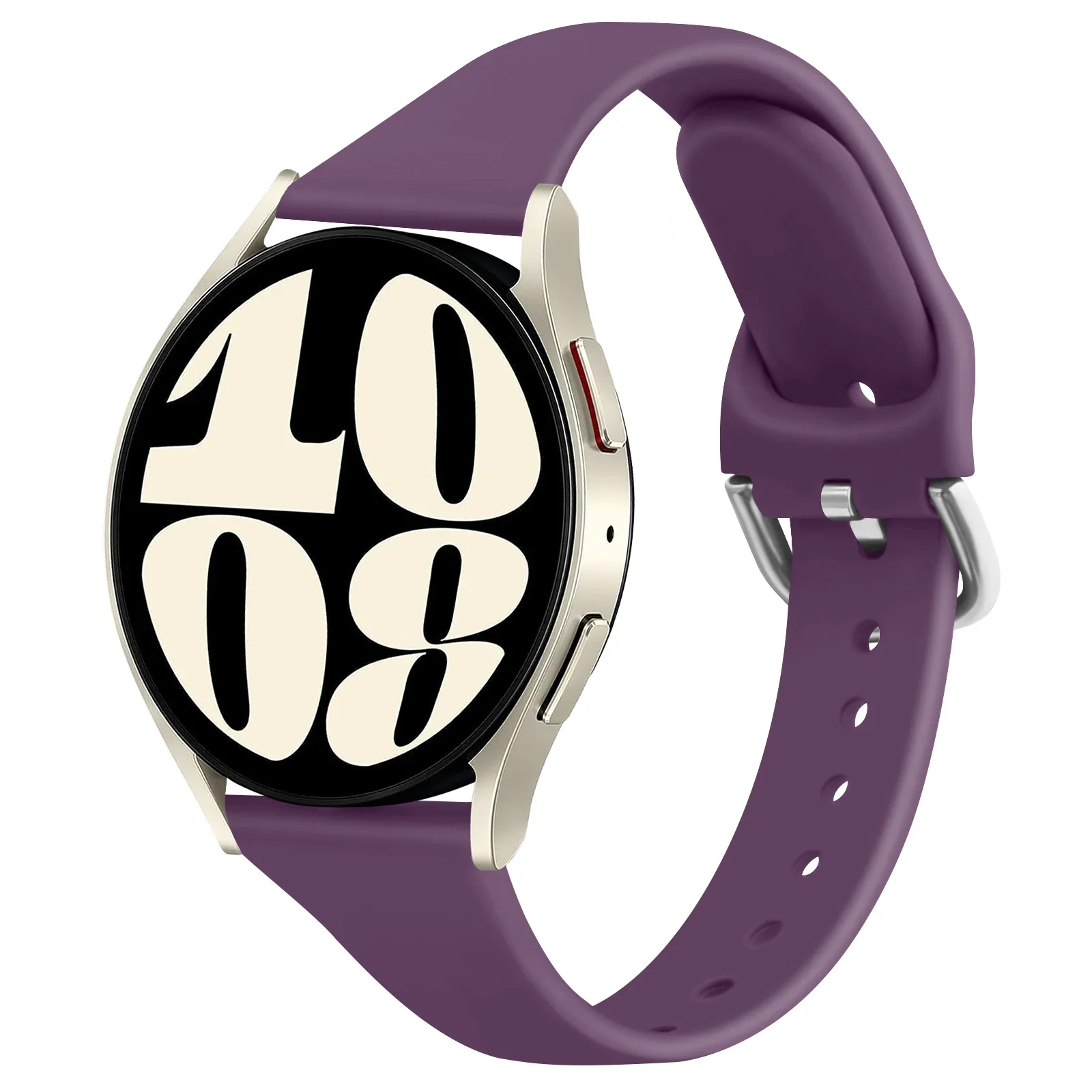 Slim Silicone Watch Band - 20mm Strap