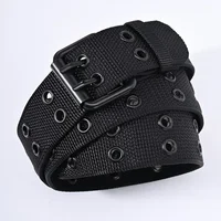 New Men Breathable Nylon Fabric Belt outdoor sport Belt Pin Buckle Trousers Jeans Belt Men Tactical Belt 2