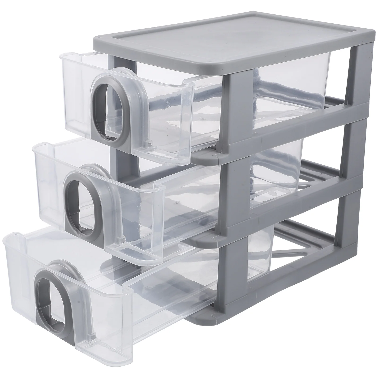 

Desktop Storage Box Drawer Cabinet Makeup Drawers Craft Plastic Stationary Organizer