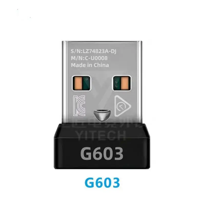 Logitech g pro gprox g903g502g304마우스 어댑터용 100개/대 USB 수신기 무선 어댑터.