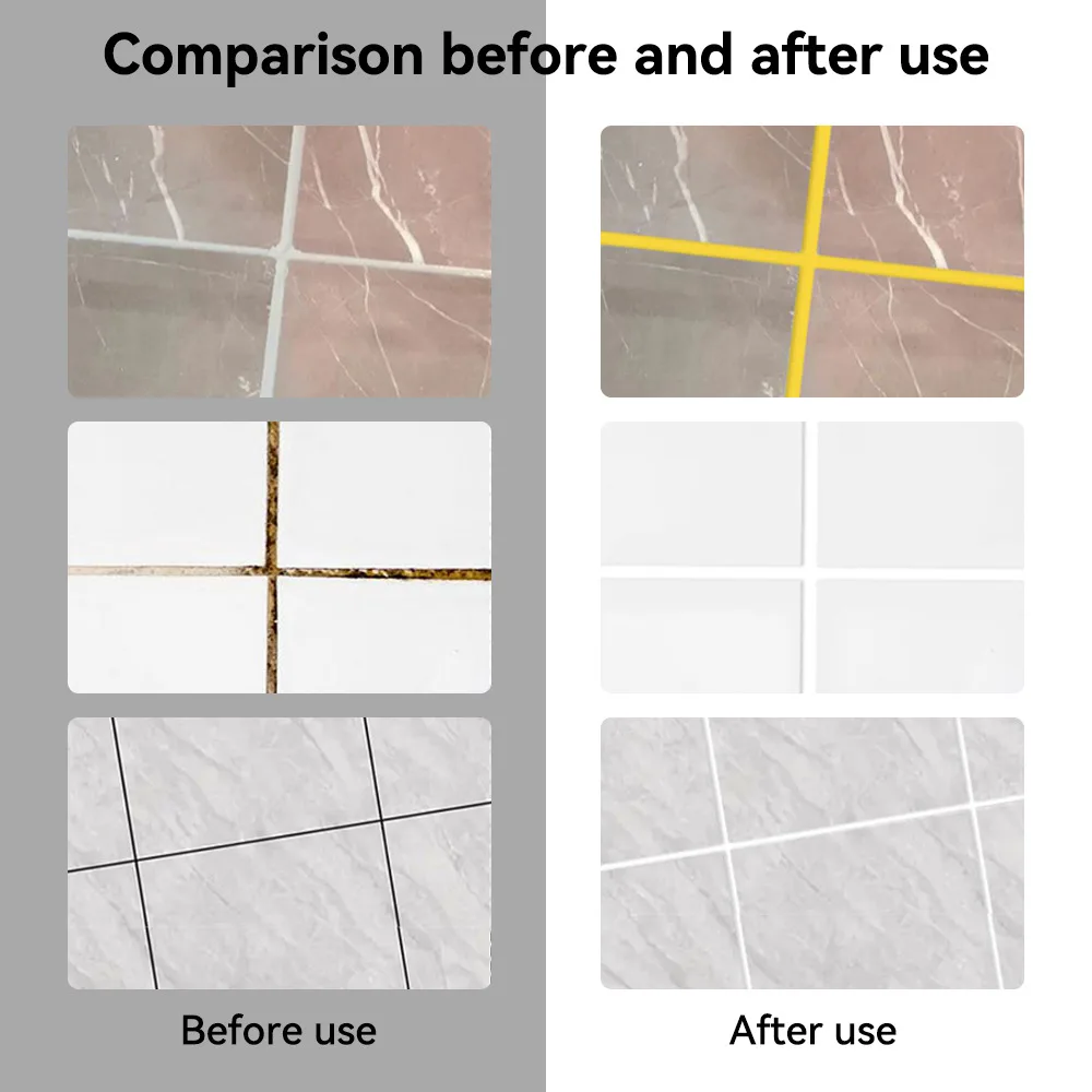 Waterproof Tile Marker Grout Pen Wall Seam Pen For Tiles Floor Bathroom Decontamination Seam Repair Tools tile marker pen
