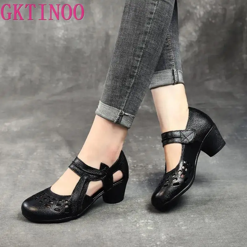 Sandales Femmes Made IN Italy Plat Cuir Véritable et Glamour Confort