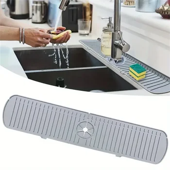 Silicone Faucet Drain Mat 1