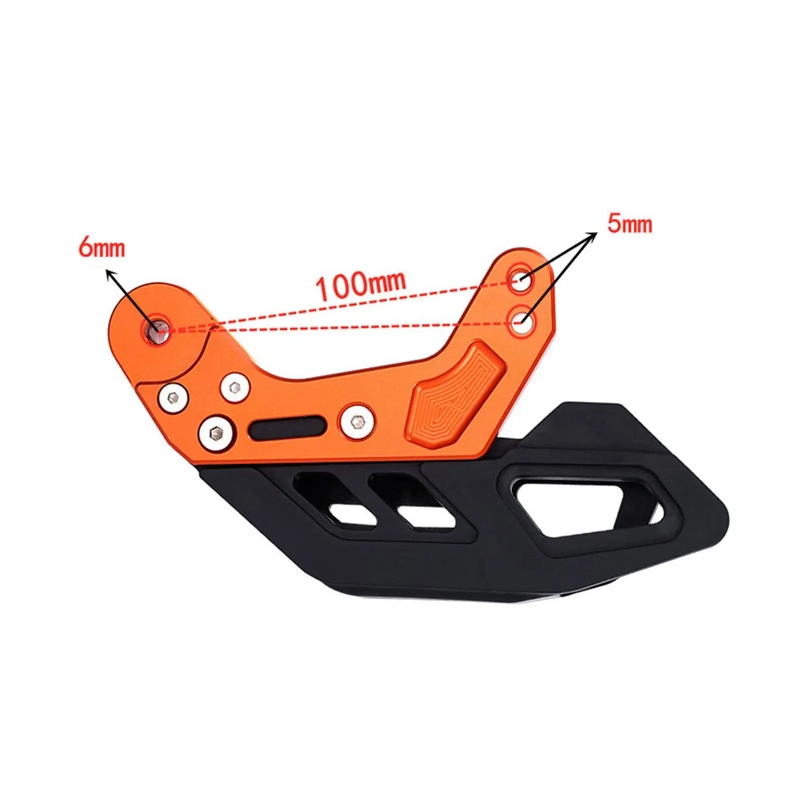 Motorcycle Anchor Chain Guide Aluminum Support Sprocket Slider for TX125 i 0 0 2008