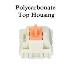 Panda Switch 3Pin Similar to Holy Panda V2 Switches for Mechanical Keyboard Replacement Tactile Polycarbonate Top Housing