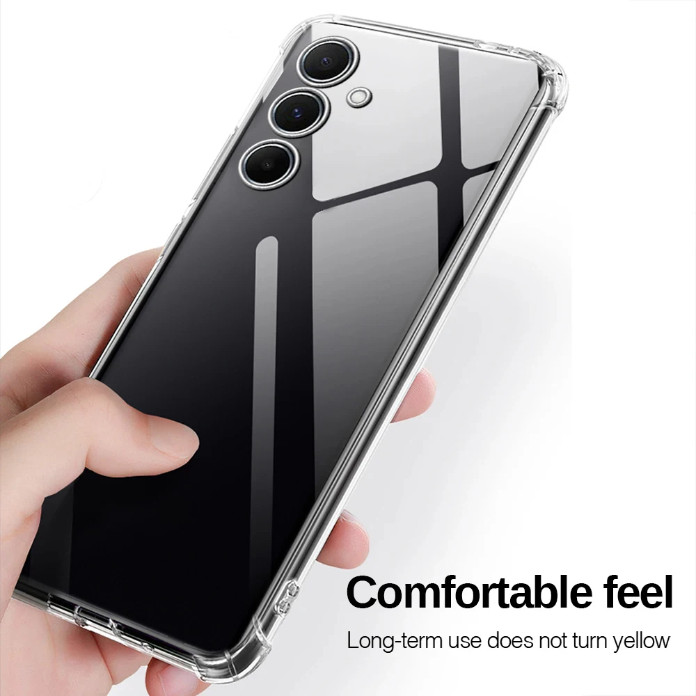 Shockproof Clear Silicone Soft Phone Case - Ultra Thin Cover