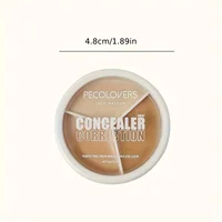1pc Concealer Palette Cream Waterproof Long Lasting Cover Spots Acne Marks Dark Circles Moisturizing Foundation Face Makeup 4