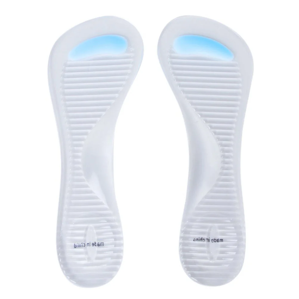 

Gel Insoles for High Heels Foot Pain Relief Arch Shoe Stripe Cushioning Pad Support Mid-foot