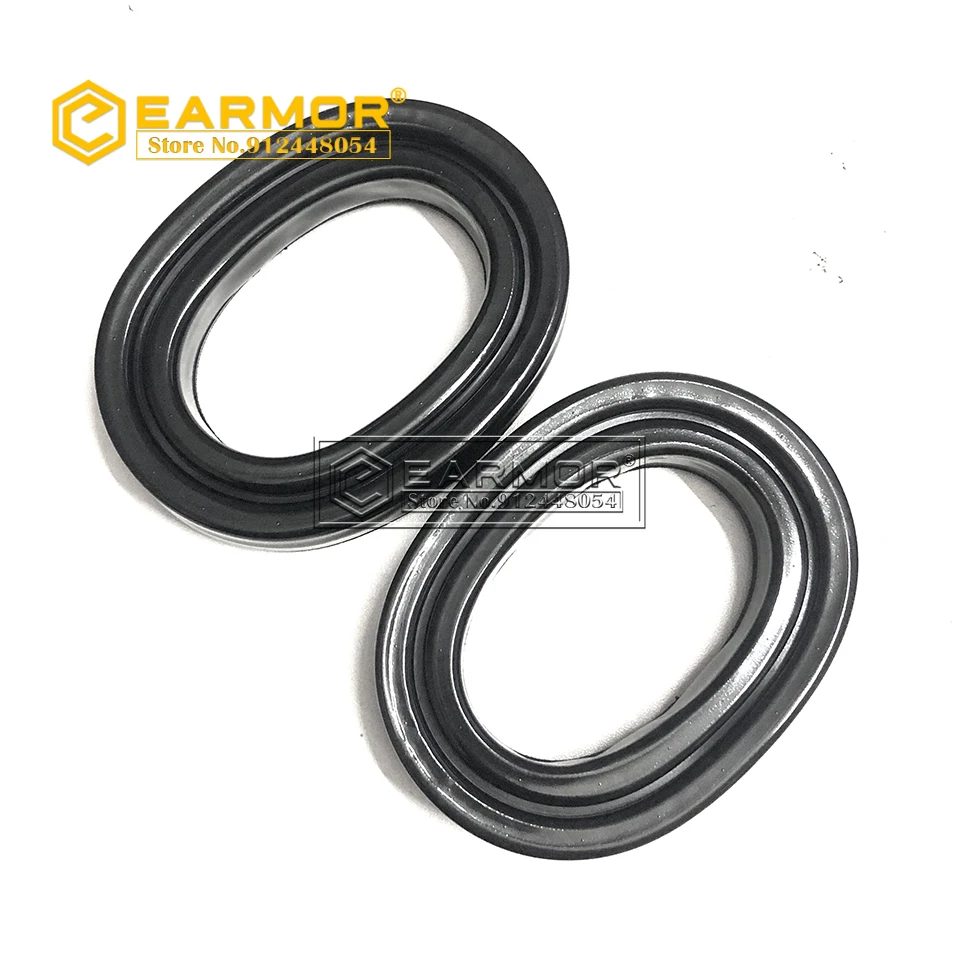 EARMOR S06 Silicone Gel Ear Sealing Rings Pair Headset Accessories Fit for M30 Shooting Noise Reduction Headset Replacement