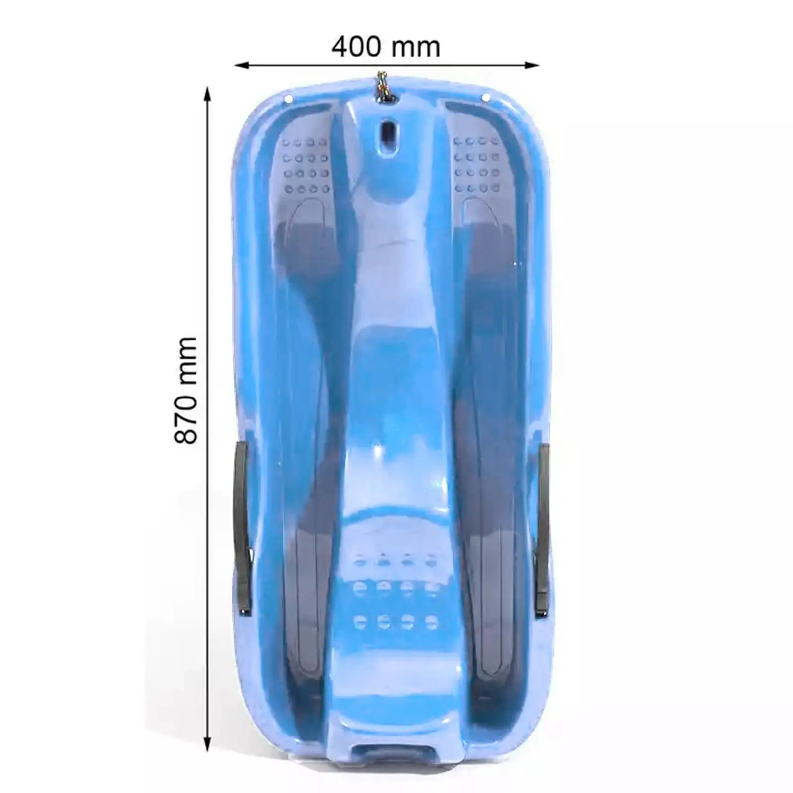 Portable Winter Snow Sled Sledding Kids Sledge Sleigh Backyard Yard Toboggan