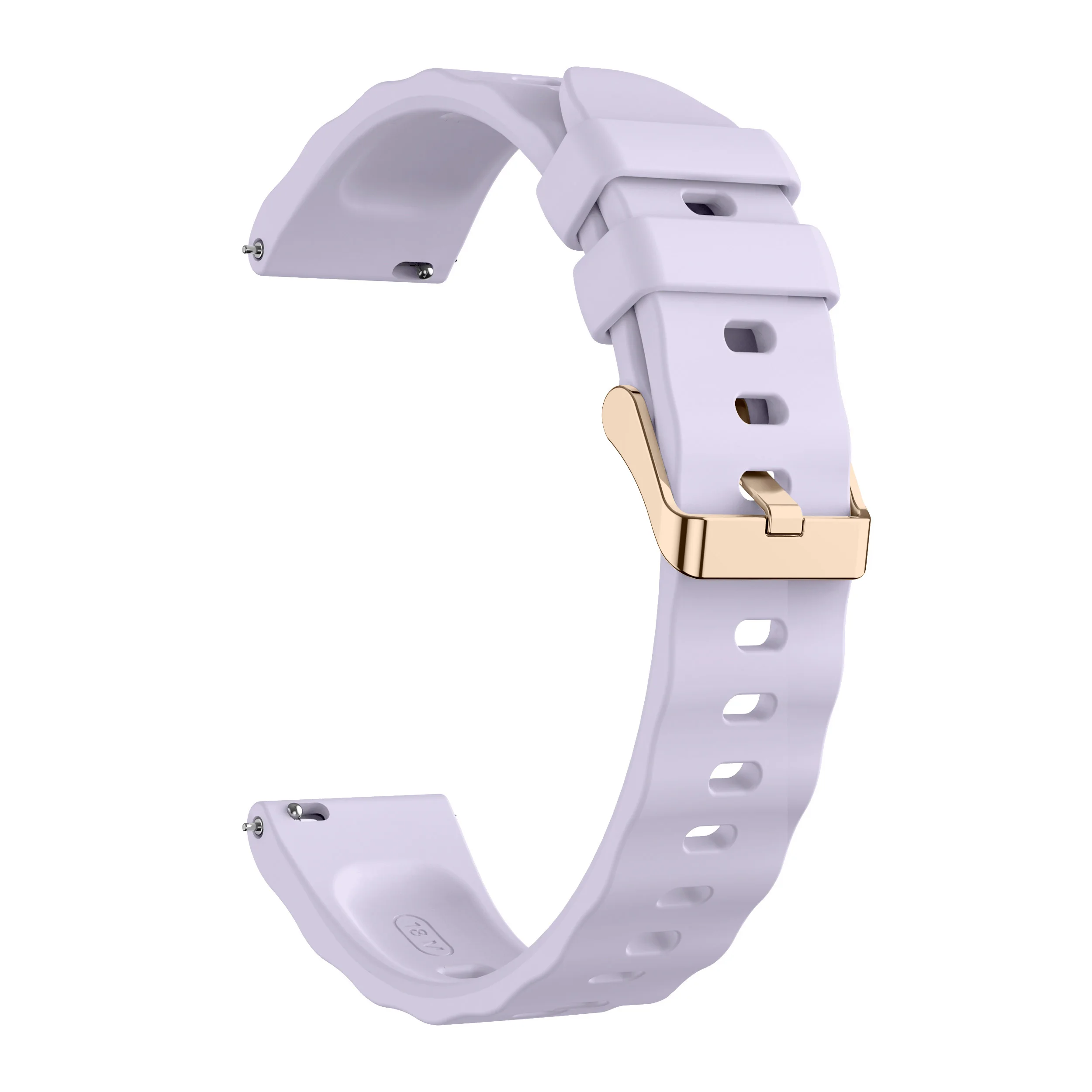 Elegant 18mm Silicone Watch Band - Premium Comfort & Style Strap