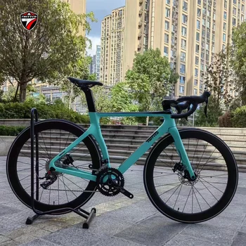 Twitter T8 RS-22S 완전 은폐 내부 케이블 라우팅, 유압 디스크 브레이크, 에어로 레이싱 T800 탄소 섬유 도로 자전거