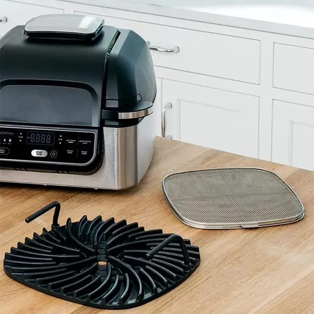 Rozsdamentes Acél Fröccsöntő Pajzs Az Ag301 Tartozékokhoz 5-In-1 Beltéri Grill Finom Háló-Fröccsöntő Képernyő Ag300 Ag300C Ag301C-Hez - Image 2