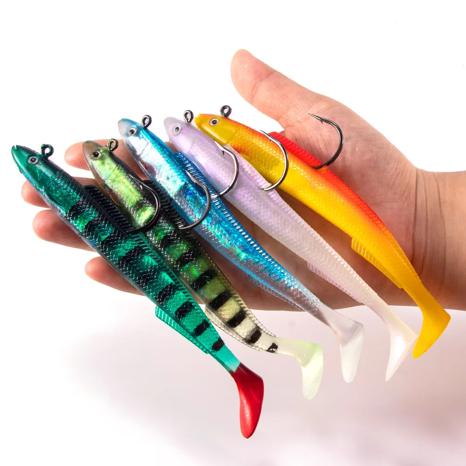 Leurres De Pêche Souples Pré-rig 15cm – Parfaits Pour Truite Et Bar !