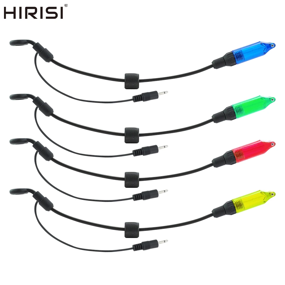 Indicateur de touche LED Hirisi pour pêche à la carpe - Swinger Drop Off Indicator B2032 métal souple