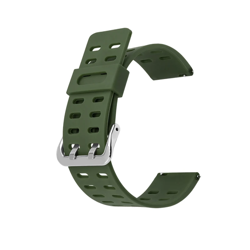 Camouflage Silicone Sport Watch Strap - 22mm