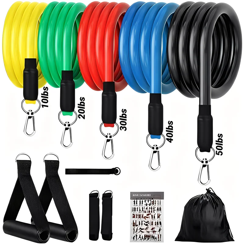 11-Piece Resistance Band Set 6