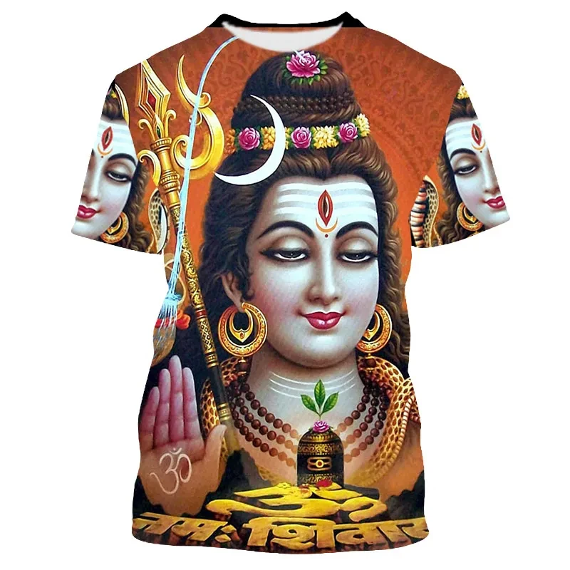 Hindu God Shiva Graphic T Shirt