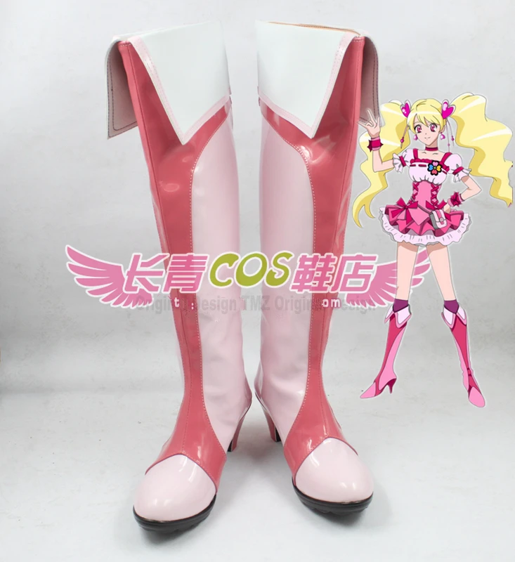 HappinessCharge PreCure! Красивое лечение! Ботинки для костюмированной вечеринки в стиле