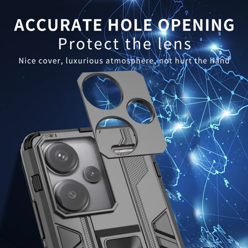 Adjustable Kickstand Protective Case with Magnetic Holder