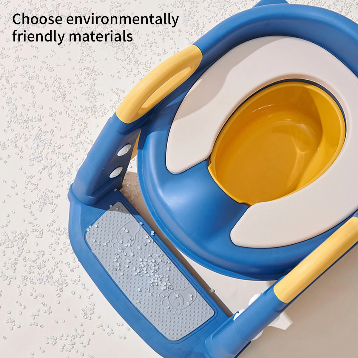 1pc Children's toilet seat Foldable baby boys and girls auxiliary step toilet seat ring baby toilet small toilet 5