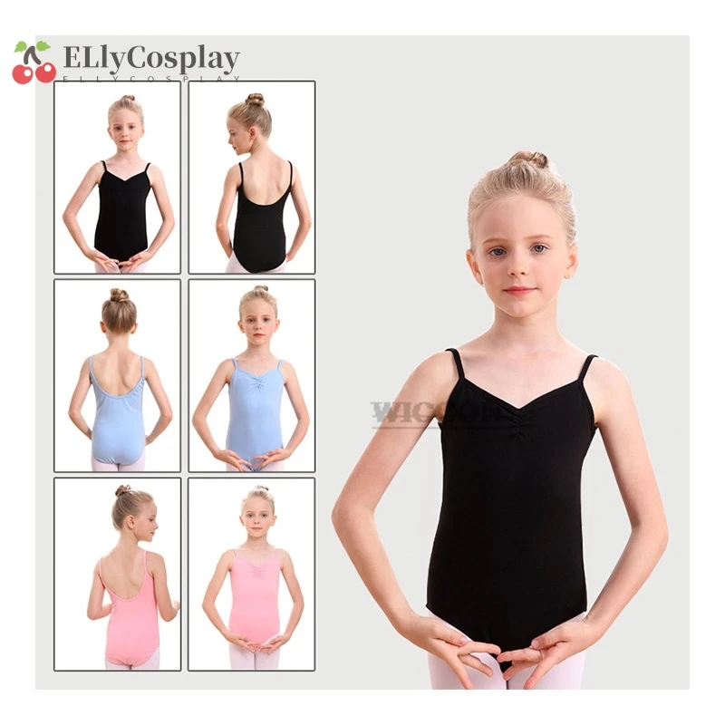 

Гимнастическое трико для маленьких девочек, балетное трико, одежда, танцевальная одежда, боди, черное танцевальное трико, хлопковое боди для танцев