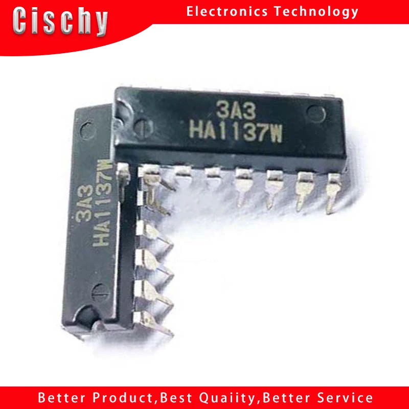 

2pcs/lot HA1137W HA1137 DIP-16 In Stock