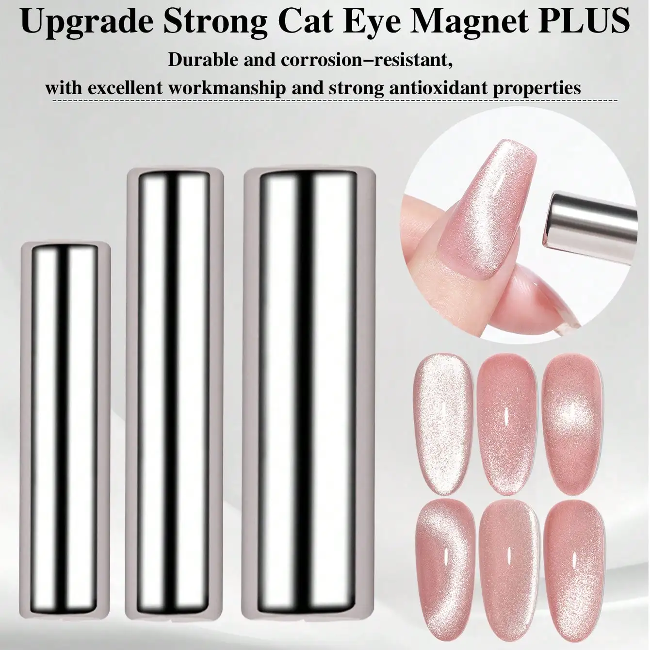 1pc/3pcs Round Nail Art Cat Eye Gel Magnetic Pen For Gel Polish Cat Eye Nails Painting Manicure DIY Tools cat eye nail tool magnetic nail art tools magnetic nail pen magnetic nail tools