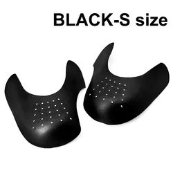 Ultimate Shoe Crease Protector and Shield: Premium Toe Support and Stretcher Accessory (Black - S size)