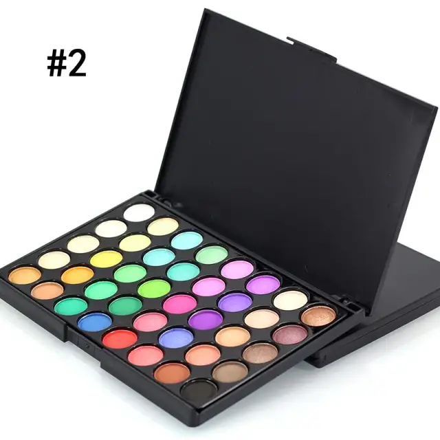 40 Colors Ultimate Eyeshadow Palette Matte & Shimmer Finishes Earth Tones Long-Lasting Smudge Proof Makeup Kit Korea Cosmetics