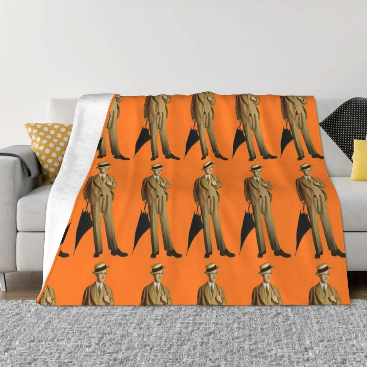 

CHARLIE CHASE Hilarious Comedian Throw Blanket Furry Extra Large Throw Blankets