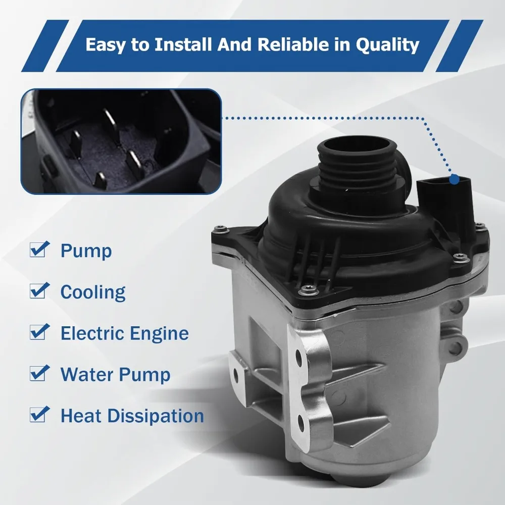 Electric Engine Water Pump Thermostat Replacement for BMW 3.0L L6 Models, Part 11517632426 11537549476