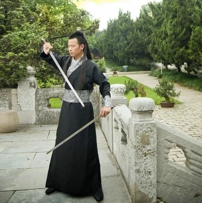 Black sleeves with silver trim