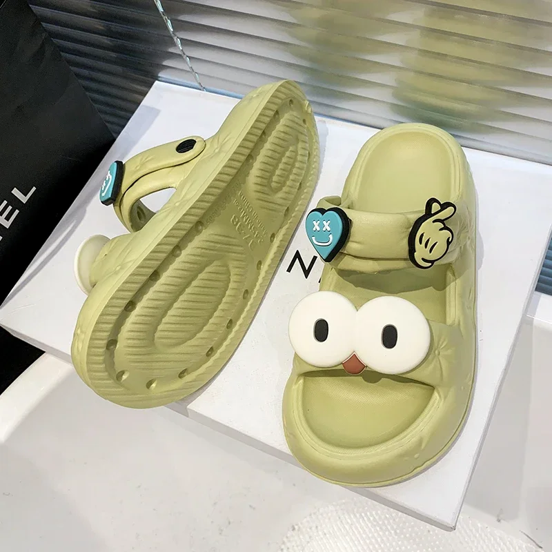 Summer Women's Slippers Fashionable, Cute, Comfortable Home Anti Slip Thick Sole Beach Sandals