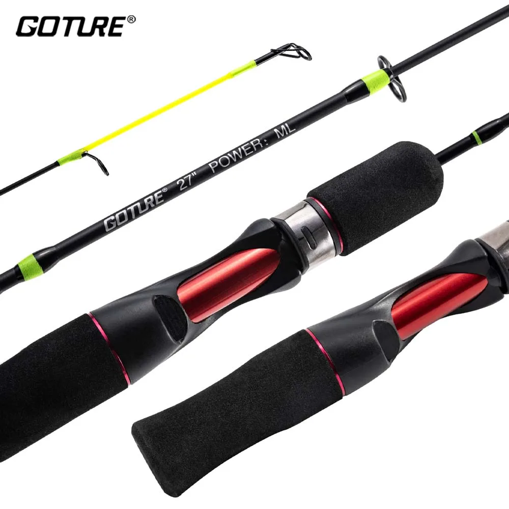 Goture Superlight Ice Fishing Rod 28in 29in 70cm 71.5cm 2 Sections