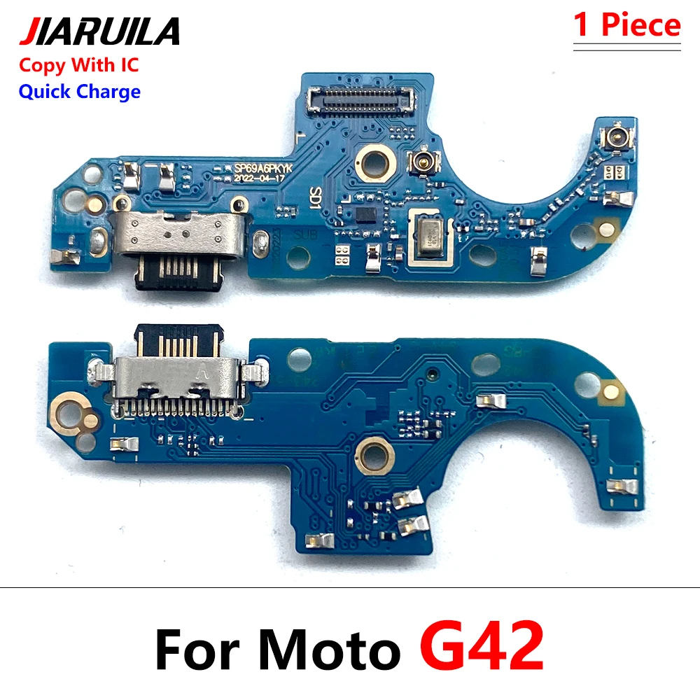 reparo usb placa de carregamento conector do porto flex com microfone para motorola moto puro potência