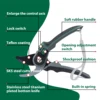 T TOVIA 8 Inch Garden Pruner Shears SK5 Blade Pruning Scissors for Bonsai Fruit Trees Flowers Branches Garden Pruners 4