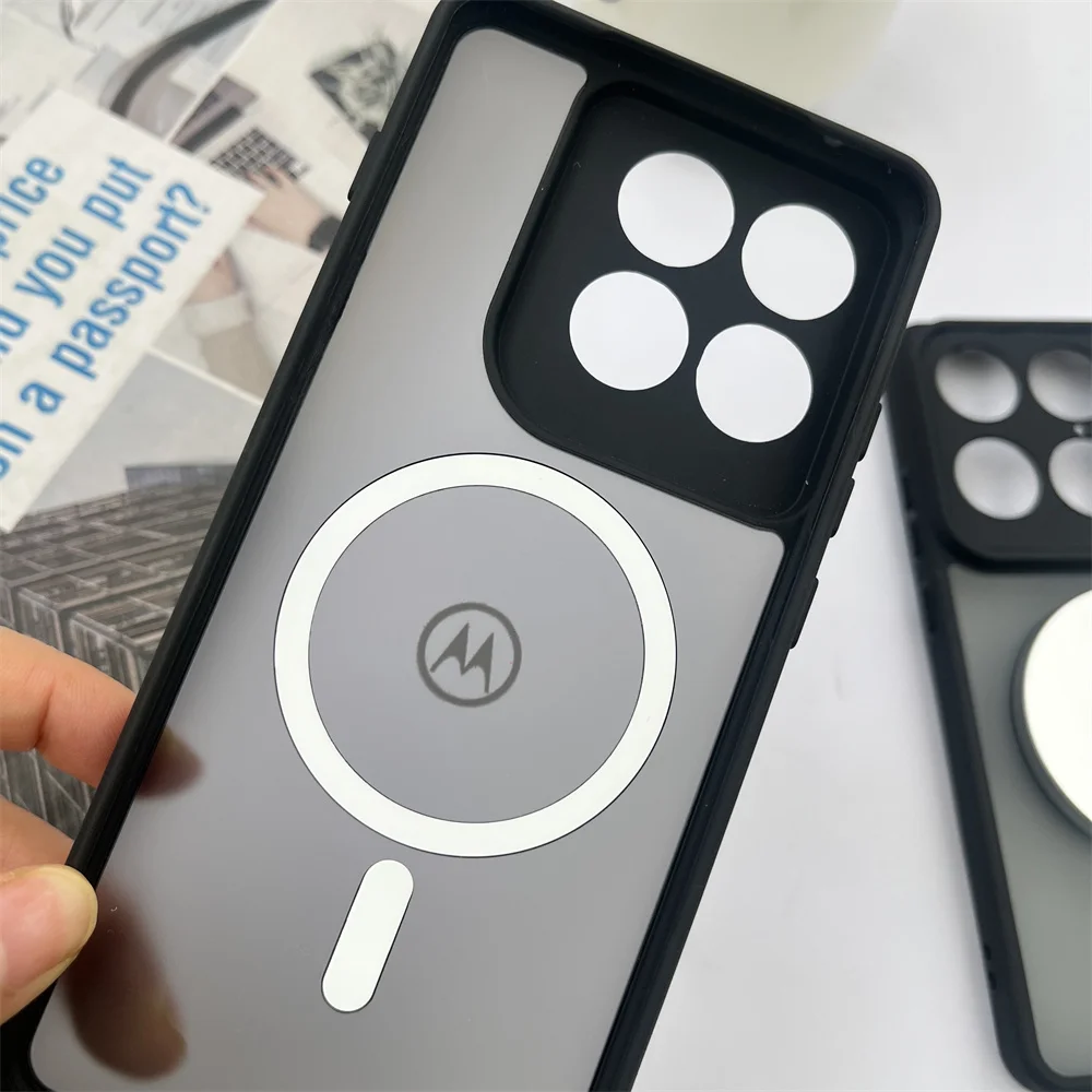 Magnetic Luxury Matte Translucent Case with Magsafe Wireless Charging Compatibility