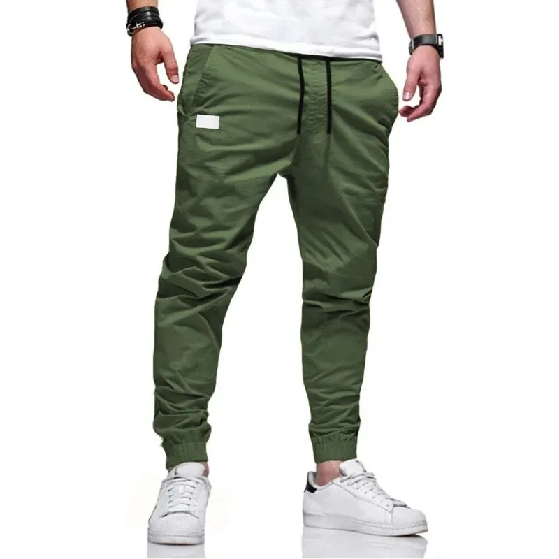 Spring And Autumn New Men's Casual Sports Pants Sweatpants Male Jogger Cargo Harem Pencil Pants Trousers Multi-pocket Sweatwear